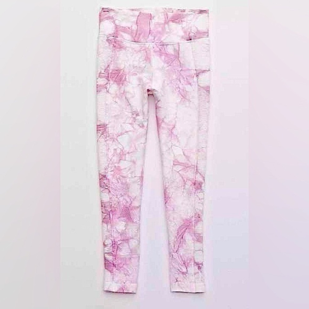 Offline x Aerie high waist seamless compression Tie Dye Leggings Women's S NWOT